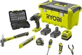 Wiertarko-wkrętarka Ryobi R18DD3-220TAH (+ 2x akumulator 2 Ah + ładowarka + akcesoria)