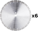 SET – Diamond blade Dr. Schulze SHARK HARD 230 mm (6 pcs)