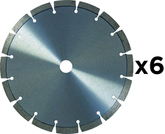 SET – Diamond blade Dr. Schulze LASER BTGP 350 mm (6 pcs)