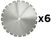 PAKIET – Tarcza diamentowa Dr. Schulze Tornado Asfalt Standard 350 mm do uniwersalnego zastosowania (6 sztuk)