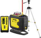 Multi-purpose cross laser Nivel System CL4D-P (+ tripod SJJ-M1 EX, laser stave LS-24 and laser sensor RD800 Digital)