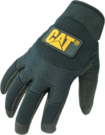 Work gloves Caterpillar PU Synthetic Leather Pad Spandex Back - Black