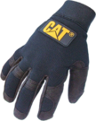 Work gloves Caterpillar PU Synthetic Spandex Back - Pewter