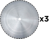 SET – Diamond blade Dr. Schulze BS-W ABRASIV 2 720 mm (3 pcs)