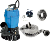 Submersible pump Tsurumi HS2.4S / 230V 0,4kW (+hydrant storz, hose, residue plate)