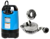 Submersible pump Tsurumi LB-800 / 230V 0,75kW (+hydrant storz, hose)