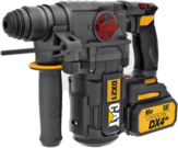 Młotowiertarka Caterpillar DX21 SDS Plus (+2x akumulator 4 Ah, ładowarka)