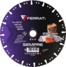 Tarcza diamentowa Ferrati 230mm SEMPRE