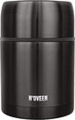 N'oveen lunch thermos TB955 black transparent 800 ml