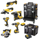 Zestaw 6 elektronarzędzi DeWALT DCK654P3T (+3x akumulator 5 Ah i ładowarka)