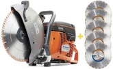 Ręczna przecinarka spalinowa Husqvarna K 770 (350 mm), głębokość cięcia 125 mm (+5x tarcza 350 mm)