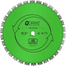 Tarcza diamentowa iQ Power Tools Q-Drive M Segment Speed Cut Medium Hard Combo 420 mm do twardego betonu, zielona