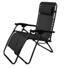 Leżak rozkładany Mingo BLISS COMFORT - Czarny