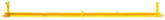 Mechanical scraper bar 7.5m with roof connection Rino RLM75