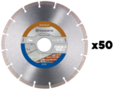 PAKIET – Tarcza diamentowa Husqvarna Tacti-Cut S50 230 mm do betonu (50 sztuk)