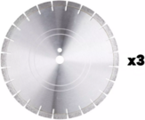 SET – Diamond blade Dr. Schulze SHARK HARD 400 mm (3 pcs)