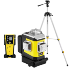 Multi-purpose cross laser Nivel System CLx3R (+ tripod SJJ-M1 EX and laser sensor CLS-5), red laser