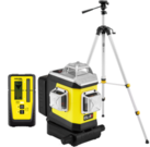 Multi-purpose cross laser Nivel System CLx3R (+ tripod SJJ-M1 EX and laser sensor RD800 Digital), red laser