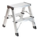 Drabina aluminiowa schodkowa biała Rino LAD02SW