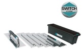 Set of two-handle trowels in a Bihui PTSJK9 box