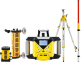 Niwelator laserowy Nivel System NL640R DIGITAL (+ statyw korbowy SJJ32 + łata LS-24 + system MC-1D), wiązka czerwona, zasięg 600 m