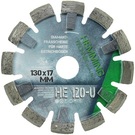 Tarcza diamentowa frez Hemming Technik HE-120-U 130x17mm (segment U, do jastrychów twardych)