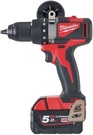 Bezszczotkowa wiertarko-wkrętarka Milwaukee M18 BLDD2-502X (+ 2x akumulator 5 Ah + ładowarka + walizka)
