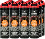 Red spray paint 500 ml Soppec TRACK MARKER 12 pc.