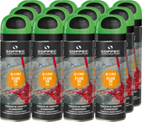 Green spray paint Soppec FLUO TP (12 pcs.)