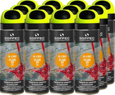 Yellow spray paint Soppec FLUO TP (12 pcs)