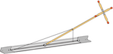 Listwa zgarniająca 3 m (łata profilująca) Probst EASYPLAN EP-UNI-SET 230/300 (szerokość robocza 230 – 300 cm)