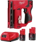 Sub compact stapler Milwaukee M12 BST + battery Milwaukee M12 B3 + battery and charger NRG pack M12 NRG-201
