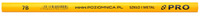 Pencil for glass and metal PRO 7B 240 mm