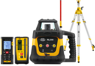 Laser level Nivel System NL200 Digital (+ cranked tripod, + laser stave, + distance)