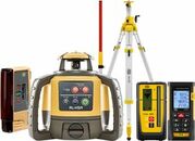 Laser level Topcon RL-H5A Digital (+ cranked tripod, + laser stave, + distance meter, + LS-B10 laser sensor)