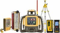 Laser level Topcon RL-H5A Digital (+ cranked tripod, + laser stave, + distance meter, + LS-B110W PRO laser sensor)