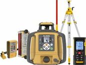 Laser level Topcon RL-SV2S (+ cranked tripod, + laser stave, + distance meter,  + LS-B110W PRO laser sensor)