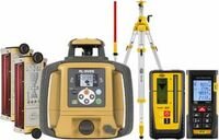 Laser level Topcon RL-SV2S DIGITAL (+ craked tripod, + laser stave, + distance meter, + 2x LS-B110W laser sensor)