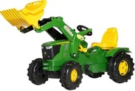 John Deere FarmTrac pedal tractor Rolly Toys + spoon for children