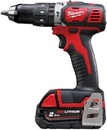Wiertarko-wkrętarka udarowa Milwaukee M18 BPD-202C (+ 2x akumulator 2 Ah + ładowarka + walizka)