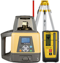 Niwelator laserowy Topcon RL-200 2S DIGITAL (+ statyw SJJ1 + łata LS-24), wiązka czerwona, zasięg 1100 m