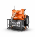 Śrutownica do stali Husqvarna (Blastrac) EBE 900V stalowy kabel