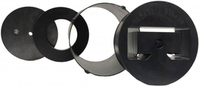 Set of accessories for a pile driver under a C-section 145 x 70 - 110 x 70