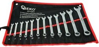 Satin-finished wrench set Geko G11241 (12 pcs)
