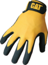 Work gloves Caterpillar YLW Nylon Nitrile Coated Palm
