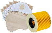 Paper bags Rino WPRD2 for vacuum cleaners (5 pcs) + RRP-S filter