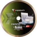 Tarcza diamentowa Ferrati  2in1 250 mm PERFETTO do ceramiki i kamienia