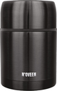 N'oveen lunch thermos TB945 black transparent 600 ml