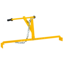 Longitudinal gripper for curbs, suspended Rino RCKZ100, painted
