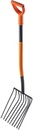 Metal fork 9-tooth Kadax Eksjo 124 x 28 cm